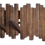 Natural Wood Wall Mounted Piano Coat Rack| Coat Rack Wall Mount| Flip Down Wall Hook Rack 7 Hooks| Entryway Wall Art Hook,Made of Acacia Wood (Wood Wax Oil Dyed Walnut Color).Wall Art